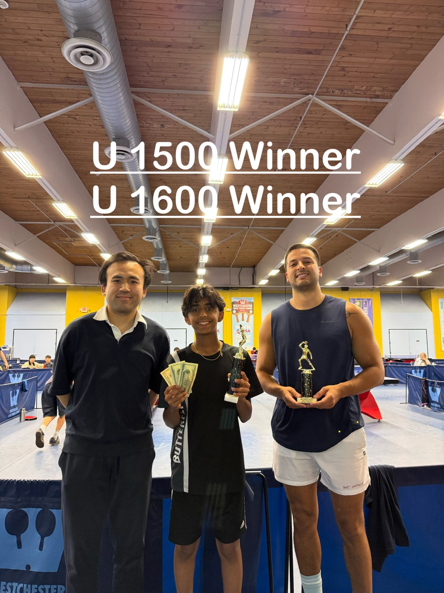 U 1500 Winner & U 1600 Winner