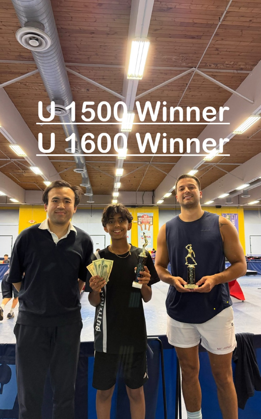 U 1500 Winner & U 1600 Winner